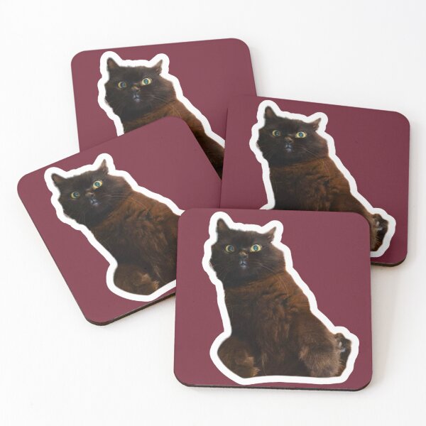 Item preview, Black Cat Sitting Realistic PNG designed and sold by Xuemisi.