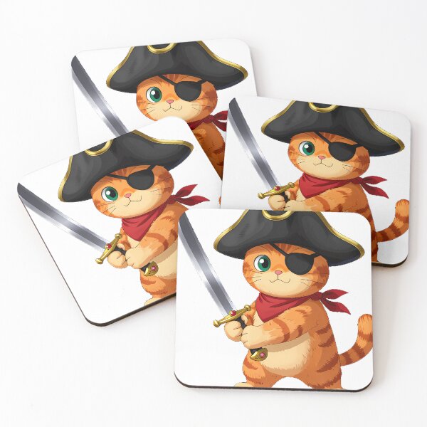 Item preview, Tabby Cat Pirate designed and sold by pumsquare.