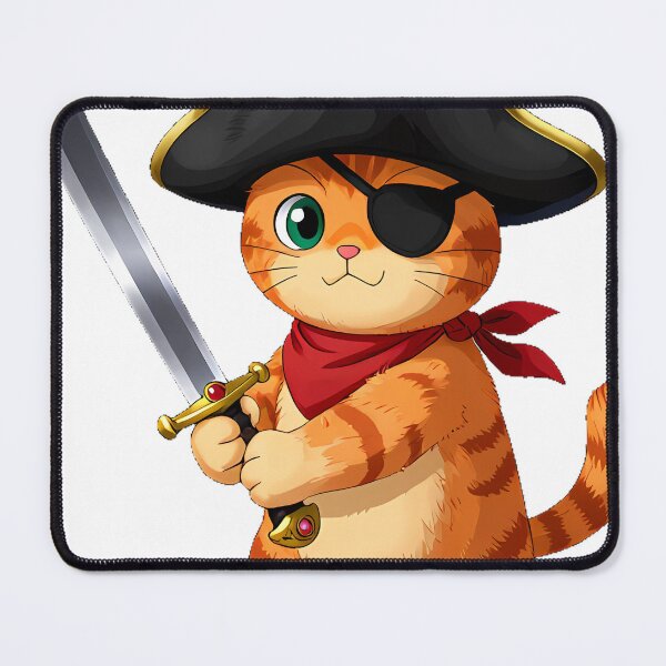 Item preview, Tabby Cat Pirate designed and sold by pumsquare.