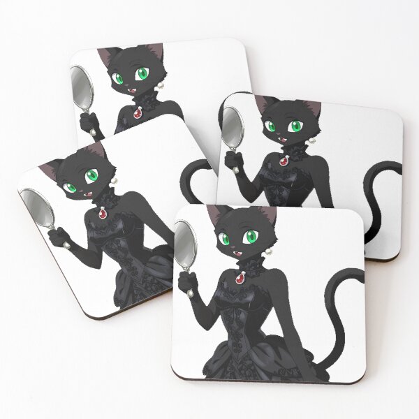 Item preview, Vampire Black Cat Contessa designed and sold by IllumeInk.
