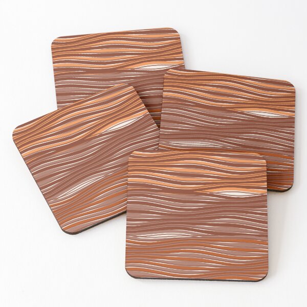Item preview, Minimalist Wavy Line Texture Pattern Autumn designed and sold by TexSta.