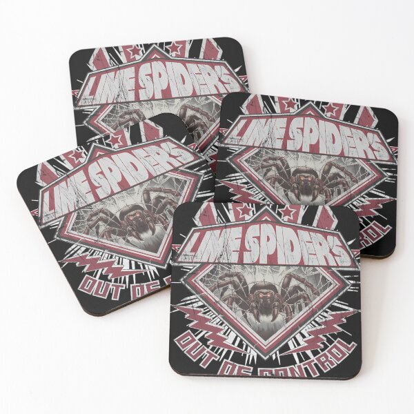 Item preview, Garage punk Lime Spiders - Out of Control Vibes designed and sold by SpookyDodly.