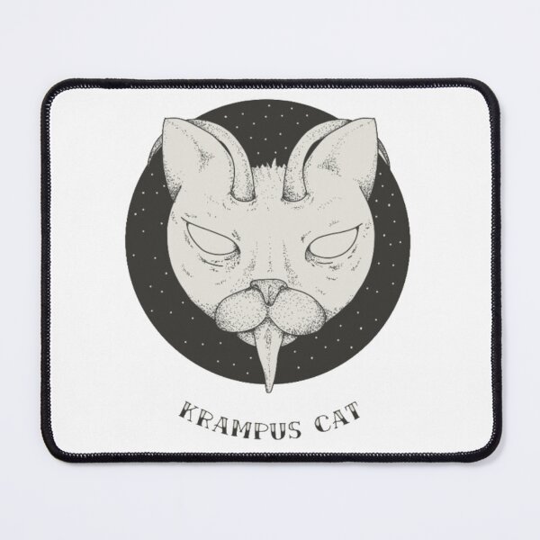 Item preview, Krampus Cat - Dark Occult Gothic Devil Sphynx Cat Art designed and sold by GenZFashion000.