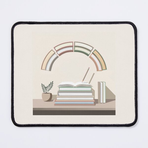 Item preview, Neutral Study Stack Arch Art designed and sold by TrendMorphic.