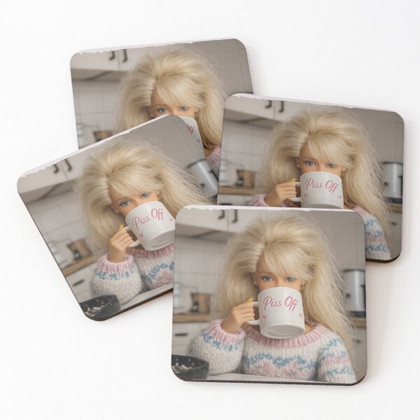 Item preview, Piss Off Coffee Mug Blonde Doll Funny Meme designed and sold by Devilians92.