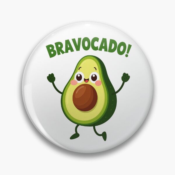 Item preview, Bravocado funny avocado pun cute dancing avocado cheer motivational foodie humor gift tee designed and sold by icemanphotos.