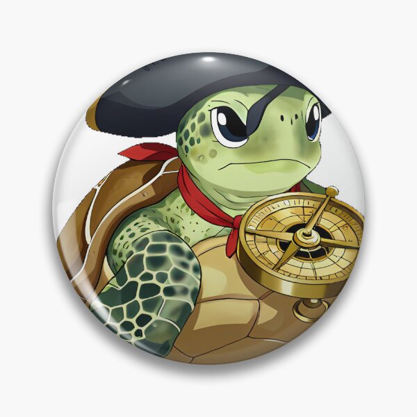 Item preview, Sea Turtle Pirate Navigator designed and sold by pumsquare.