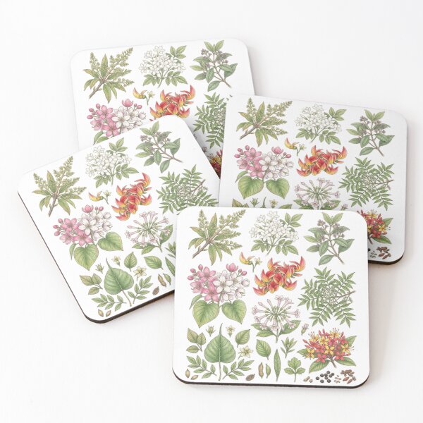 Item preview, Vintage Indian Botanical Set Traditional Ayurvedic Medicinal Flora Aesthetic designed and sold by Rehnair.