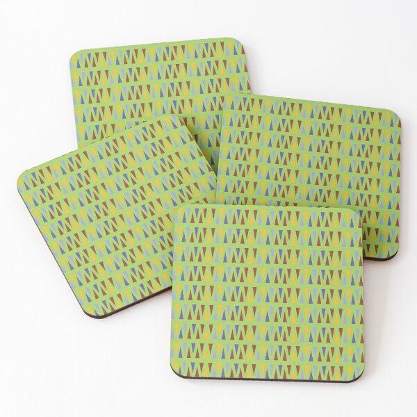 Item preview, Egyptian Blue Lotus Triangles Green designed and sold by Qousqoza7.