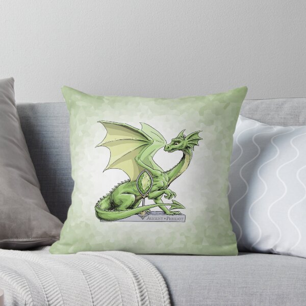 Item preview, Birthstone Dragon: August Peridot Illustration designed and sold by stephsmith.