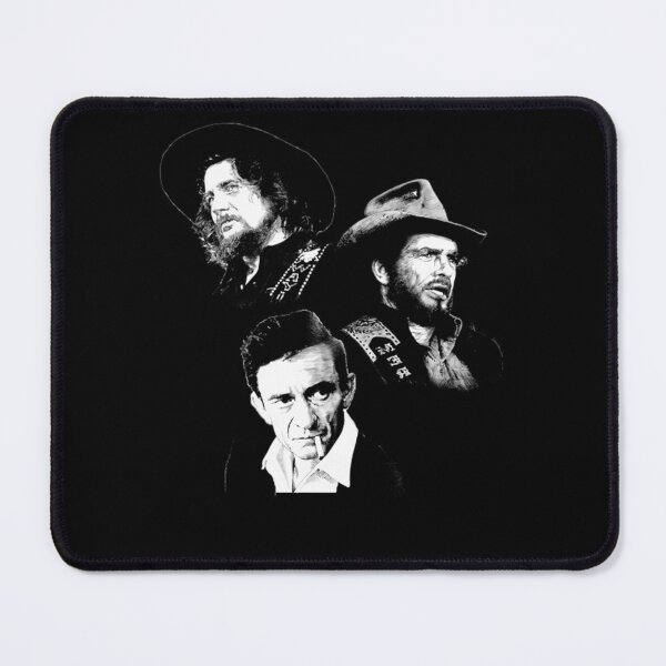Item preview, Outlaw Country Legends Johnny Cash Waylon Jennings Merle Haggard designed and sold by Spaw-Ner.