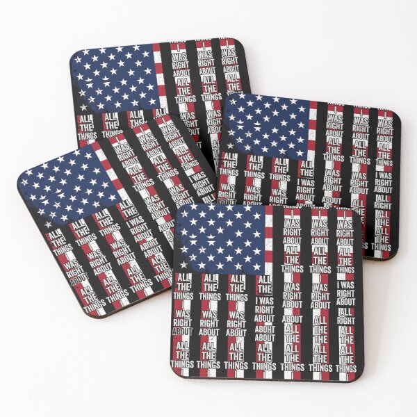 Item preview, All The Things I Was Right About USA American Flag Patriotic Classic T-Shirt designed and sold by pawsome purrfect.