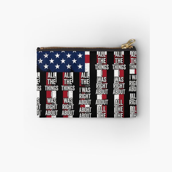 Item preview, All The Things I Was Right About USA American Flag Patriotic Classic T-Shirt designed and sold by pawsome purrfect.