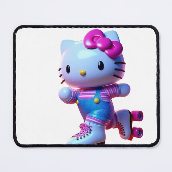 Item preview, Hello Kitty 3D Roller Skating Kawaii Retro Aesthetic PNG designed and sold by rfd2.