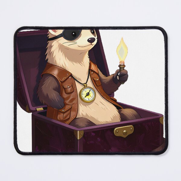 Item preview, Vampire Ferret Crypt Explorer designed and sold by IllumeInk.
