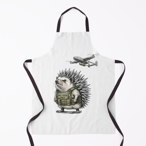 Item preview, Not Your Prey - Tactical Hedgehog & Drone Art designed and sold by SoulPT.