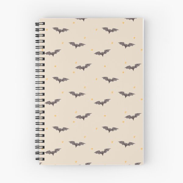 Item preview, Aesthetic Watercolor Bats and Stars Warm Beige Pattern designed and sold by svitlaarty.