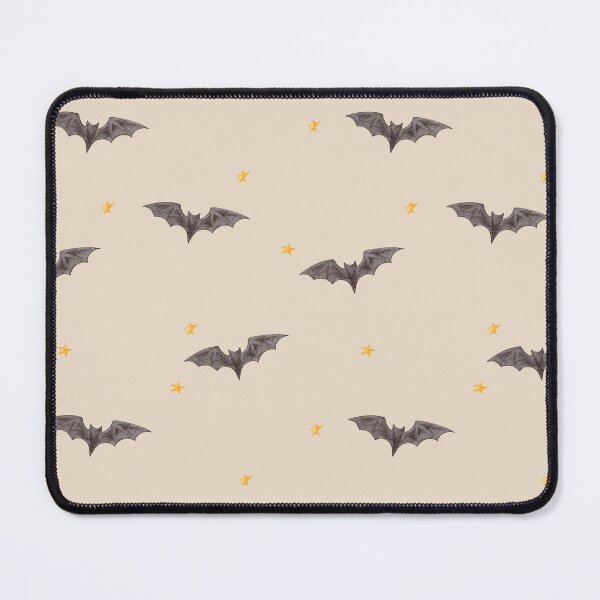 Item preview, Aesthetic Watercolor Bats and Stars Warm Beige Pattern designed and sold by svitlaarty.