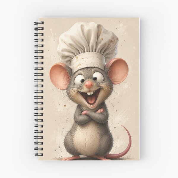 Item preview, Little Chef Mouse – Adorable Watercolor Mouse with Chef Hat – Cute Kitchen Art designed and sold by @SHINTOSARTSTORE.