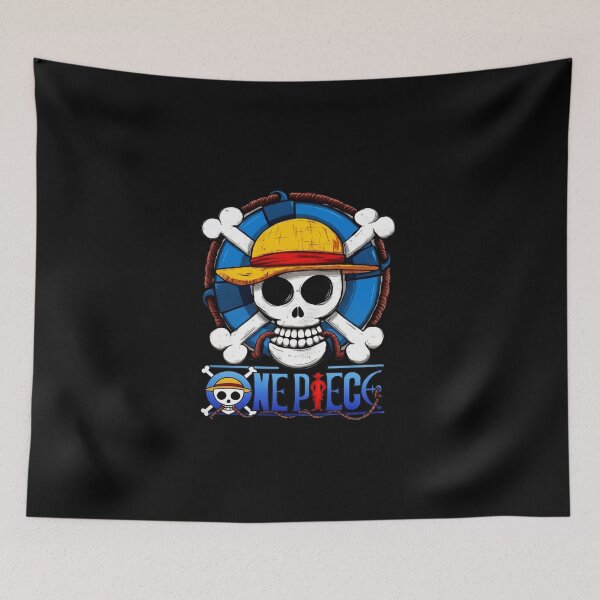 Item preview, One Piece Straw Hat Jolly Roger Lifebuoy designed and sold by NorthenStudio.
