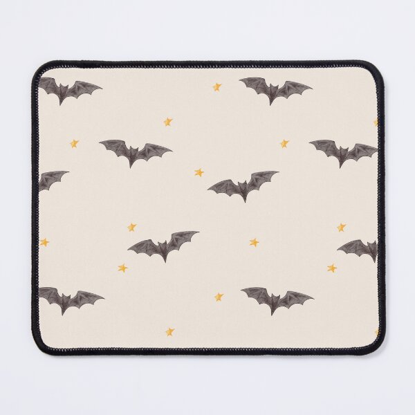 Item preview, Aesthetic Watercolor Bats and Stars Ivory Beige Pattern designed and sold by svitlaarty.