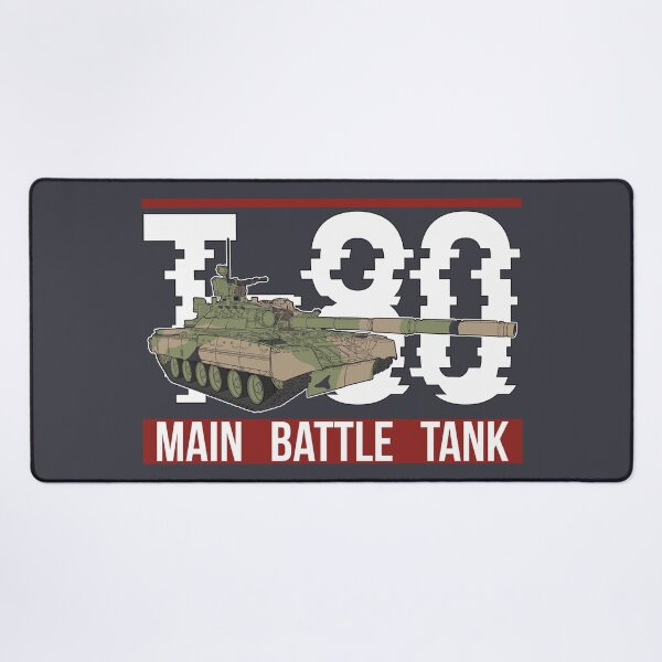 Item preview, T-80 Main Battle Tank Camouflage 3/4 View designed and sold by FAawRay.