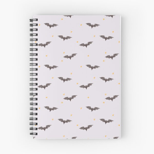 Item preview, Aesthetic Watercolor Bats and Stars Lilac Halloween Pattern designed and sold by svitlaarty.
