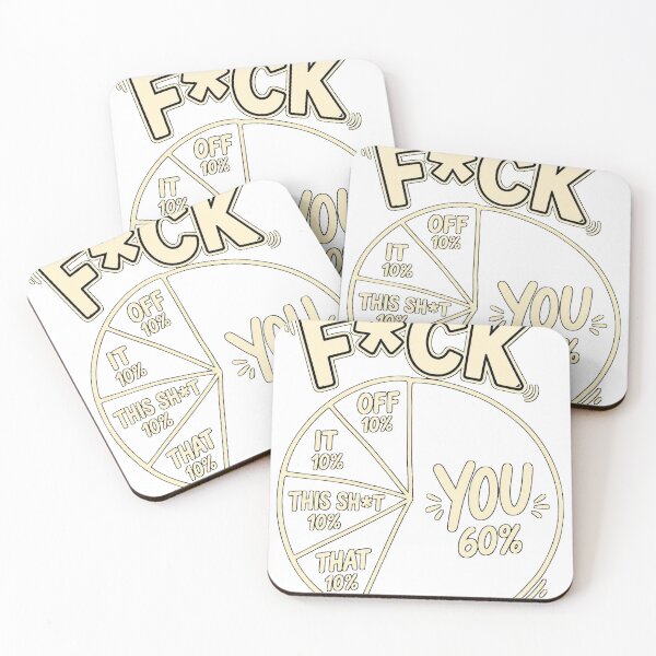 Item preview, Profanity Pie Chart You Get 60 Percent designed and sold by KireVeronica.
