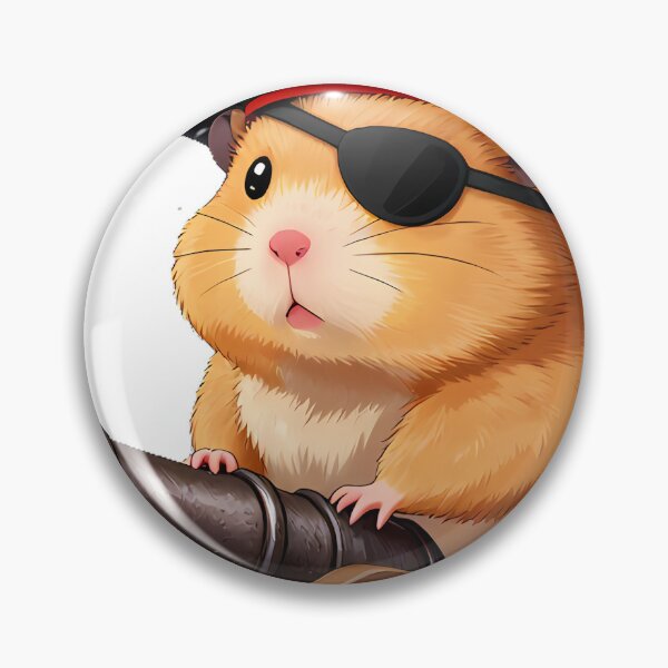 Item preview, Hamster Pirate Cannonball designed and sold by pumsquare.
