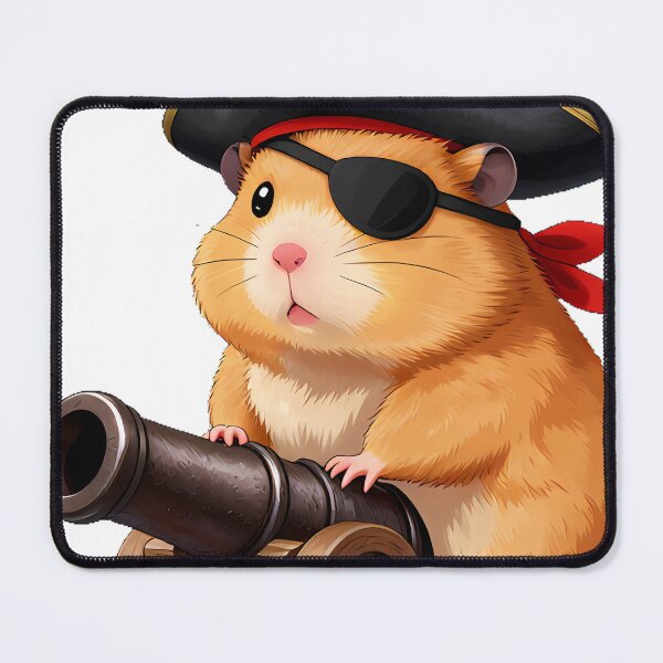 Item preview, Hamster Pirate Cannonball designed and sold by pumsquare.