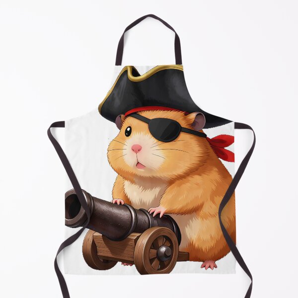 Item preview, Hamster Pirate Cannonball designed and sold by pumsquare.