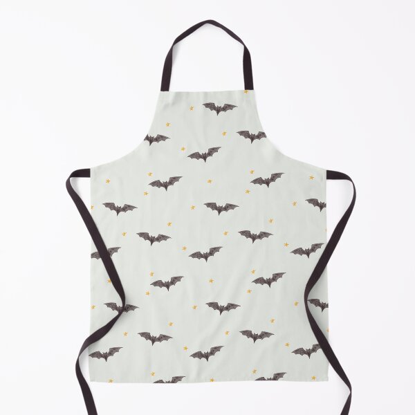 Item preview, Aesthetic Watercolor Bats and Stars Sage Green Pattern designed and sold by svitlaarty.