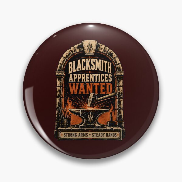 Item preview, Blacksmith Apprentices Wanted Poster designed and sold by agearb.