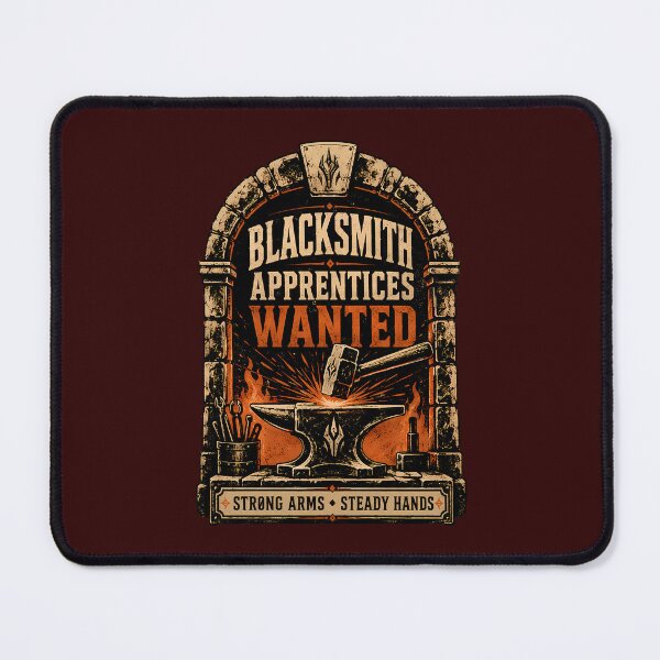 Item preview, Blacksmith Apprentices Wanted Poster designed and sold by agearb.