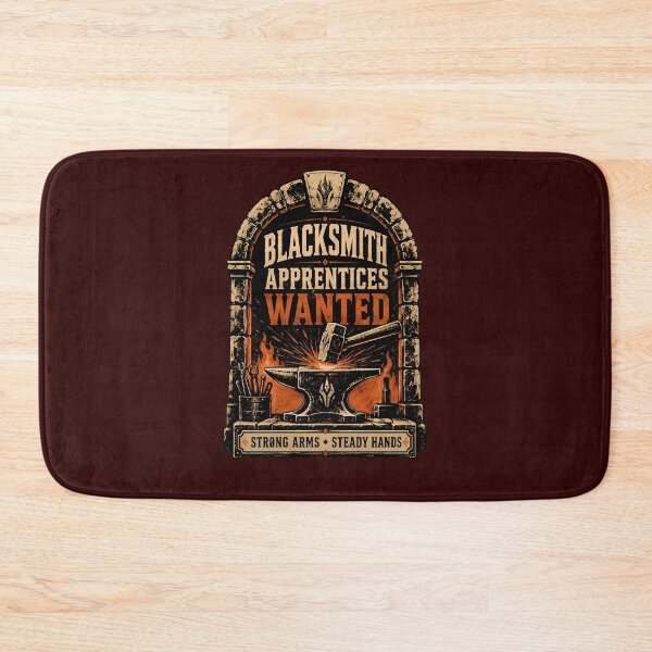 Item preview, Blacksmith Apprentices Wanted Poster designed and sold by agearb.