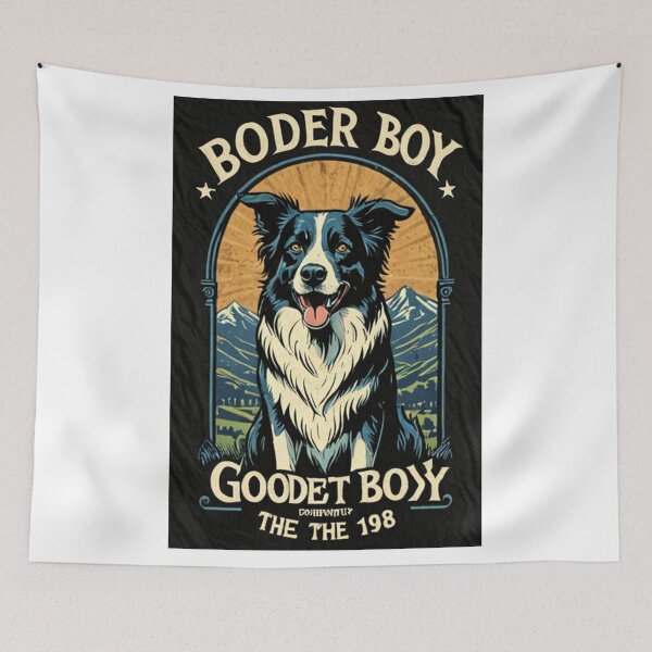 Item preview, Animals - Herding Dog Portrait, Stylized Vintage Illustration designed and sold by World-Pets.