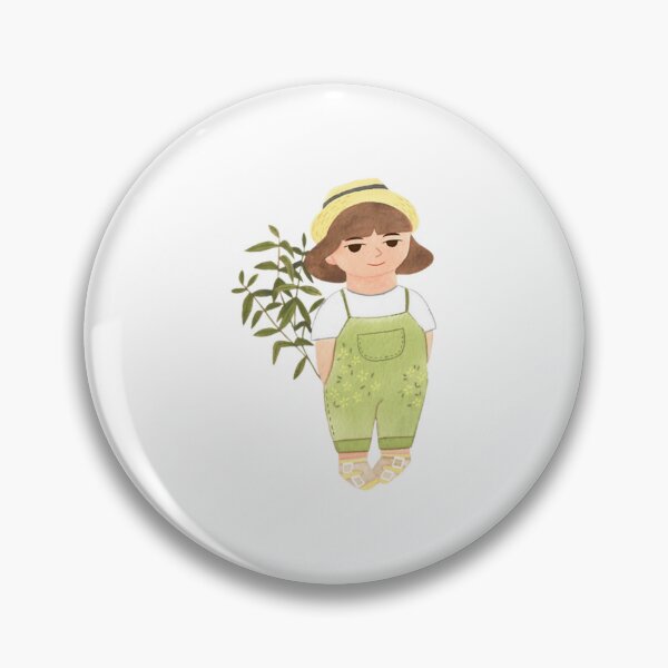 Item preview, A Woman With Grass Cute Countryside Farmer Girl Character designed and sold by EvantheSolace.