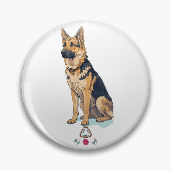 Item preview, Noble German Shepherd Dog Portrait | Intelligent GSD Art designed and sold by Whimsy Trail Co.