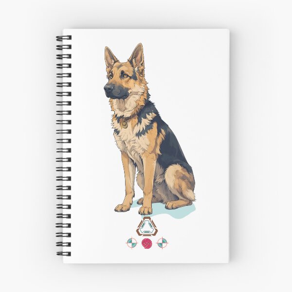 Item preview, Noble German Shepherd Dog Portrait | Intelligent GSD Art designed and sold by Whimsy Trail Co.