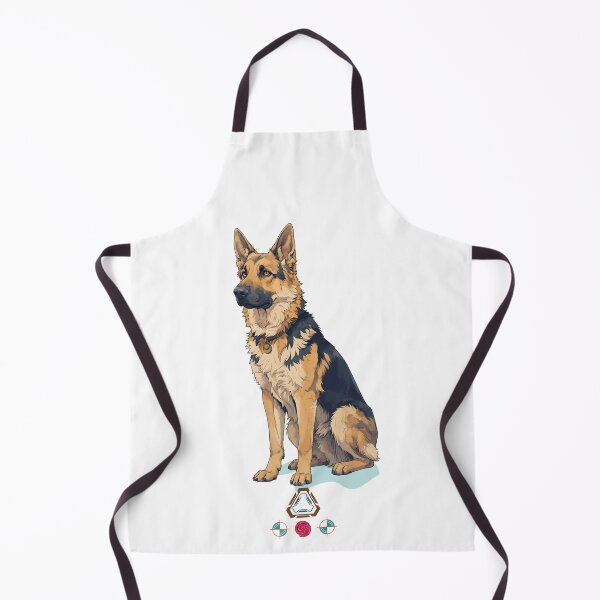 Item preview, Noble German Shepherd Dog Portrait | Intelligent GSD Art designed and sold by Whimsy Trail Co.