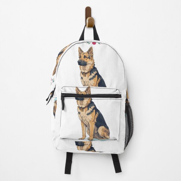 Item preview, Noble German Shepherd Dog Portrait | Intelligent GSD Art designed and sold by Whimsy Trail Co.