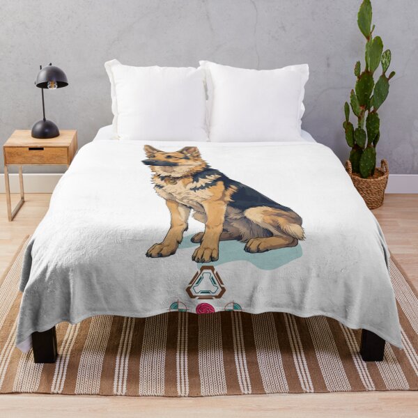 Item preview, Noble German Shepherd Dog Portrait | Intelligent GSD Art designed and sold by Whimsy Trail Co.