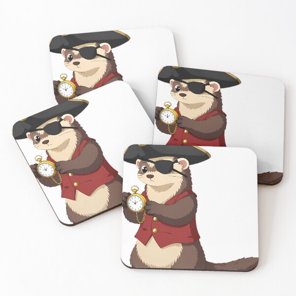 Item preview, Ferret Pirate Scurrying designed and sold by pumsquare.