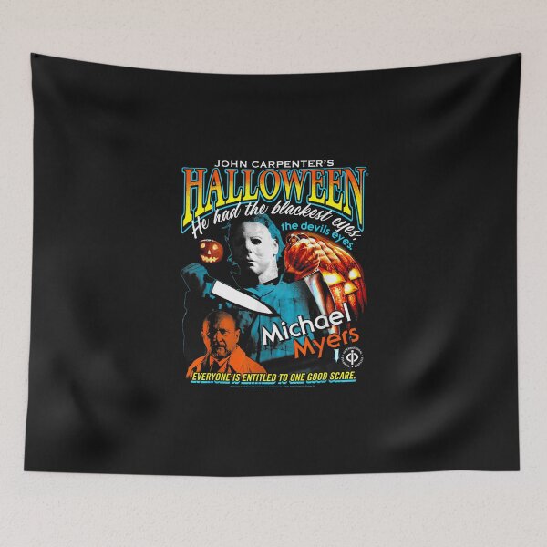 Item preview, Halloween 90's Bootleg Colorful Poster Horror Movie  designed and sold by kristianmkt.