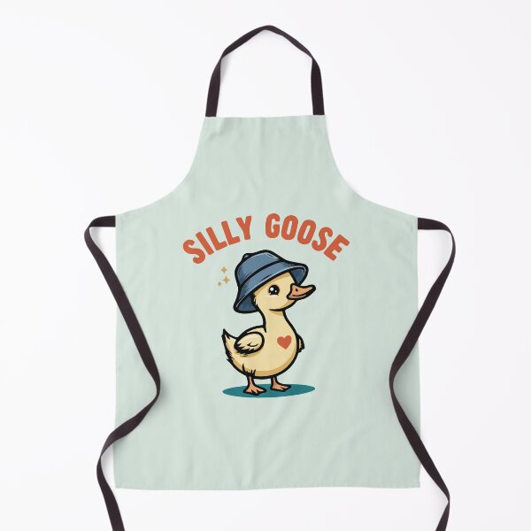 Item preview, Cute Silly Goose with Bucket Hat designed and sold by BrownHorse90s.