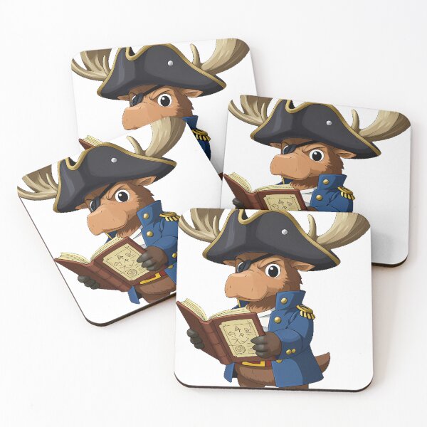 Item preview, Moose Pirate Quartermaster designed and sold by pumsquare.