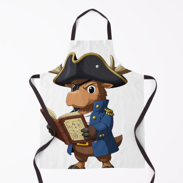 Item preview, Moose Pirate Quartermaster designed and sold by pumsquare.