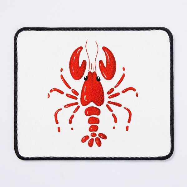 Item preview, cute red lobster- whimsical illustration designed and sold by EvantheSolace.