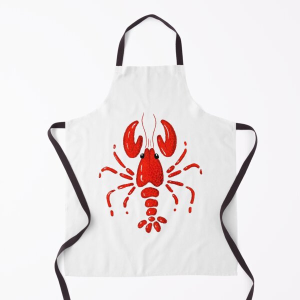 Item preview, cute red lobster- whimsical illustration designed and sold by EvantheSolace.