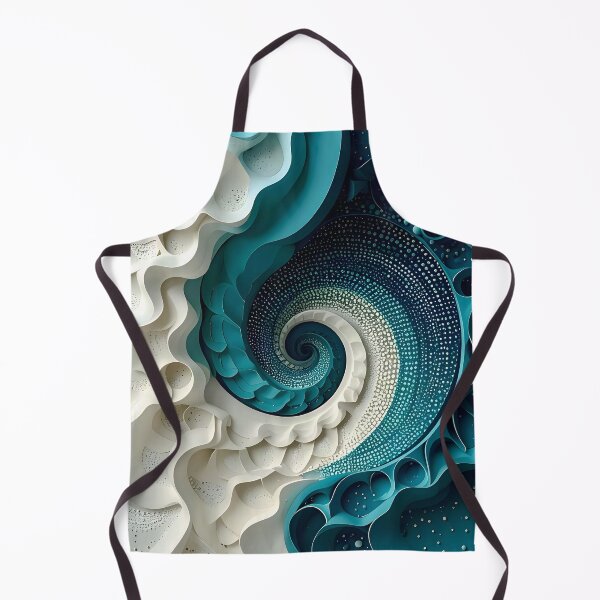 Item preview, Intricate Spiral Design with Blues designed and sold by Vicky Brago-Mitchell®.